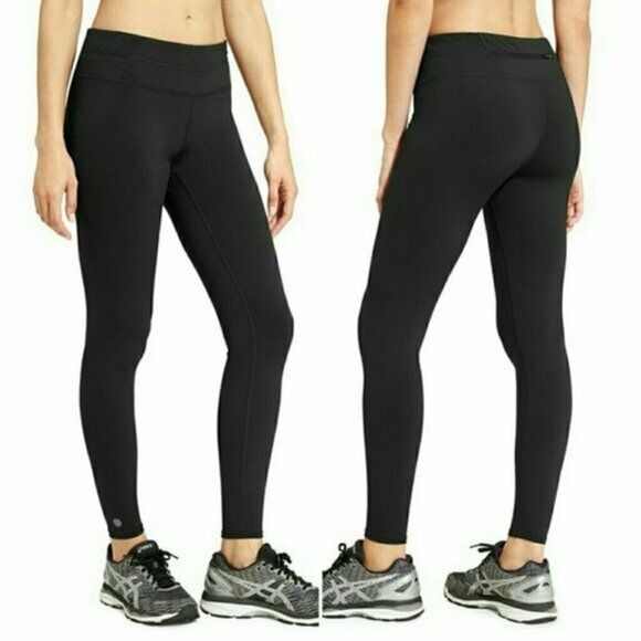 Athleta Pants - Athleta Sonar Black Full Length Tights- Medium